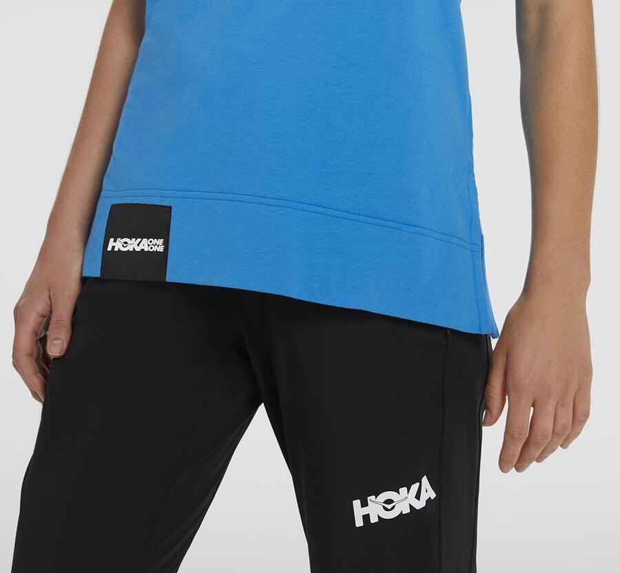 Hoka One One Gömlek Kadın Mavi - Brand - VS9528067